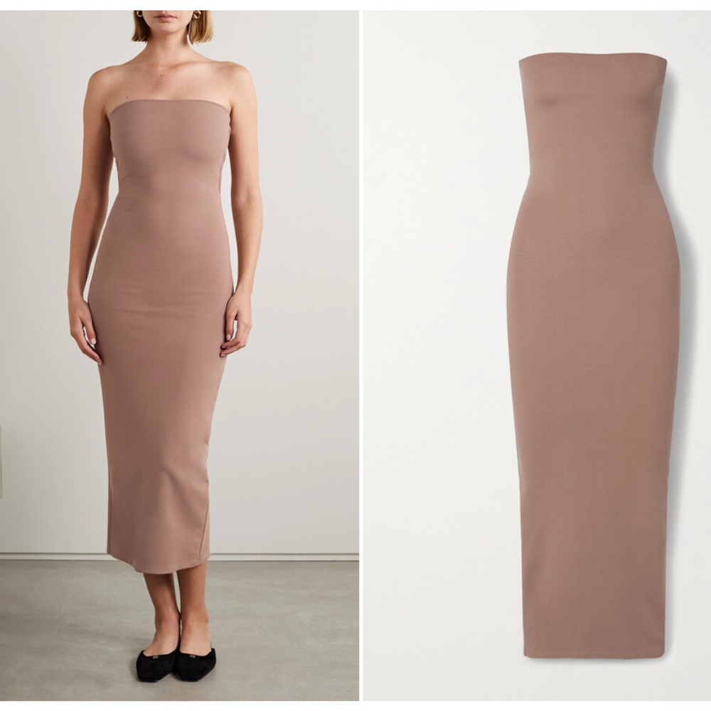 Leset Rio Strapless Stretch-ponte Dress